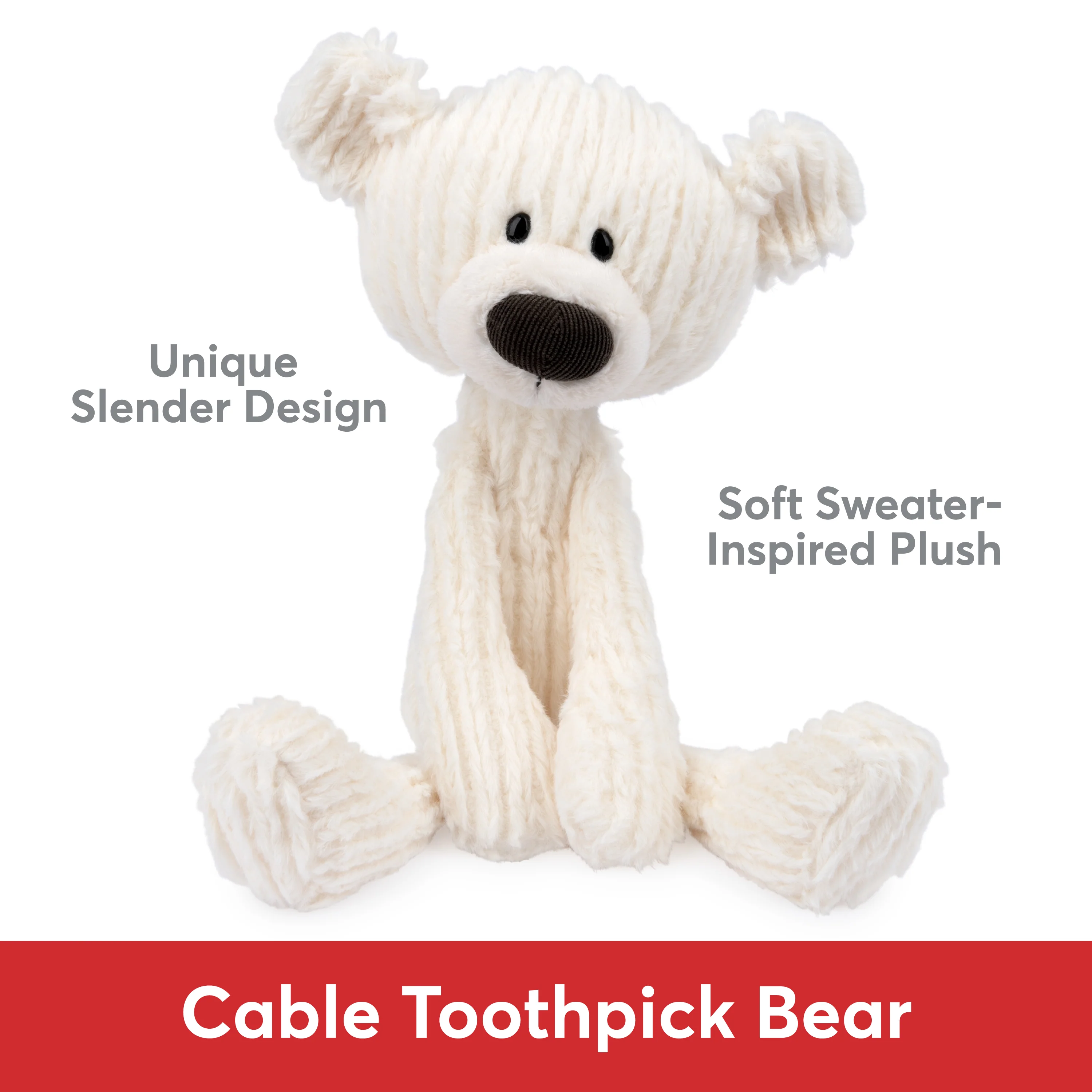 Cable Toothpick Bear, 15 in - Image 2