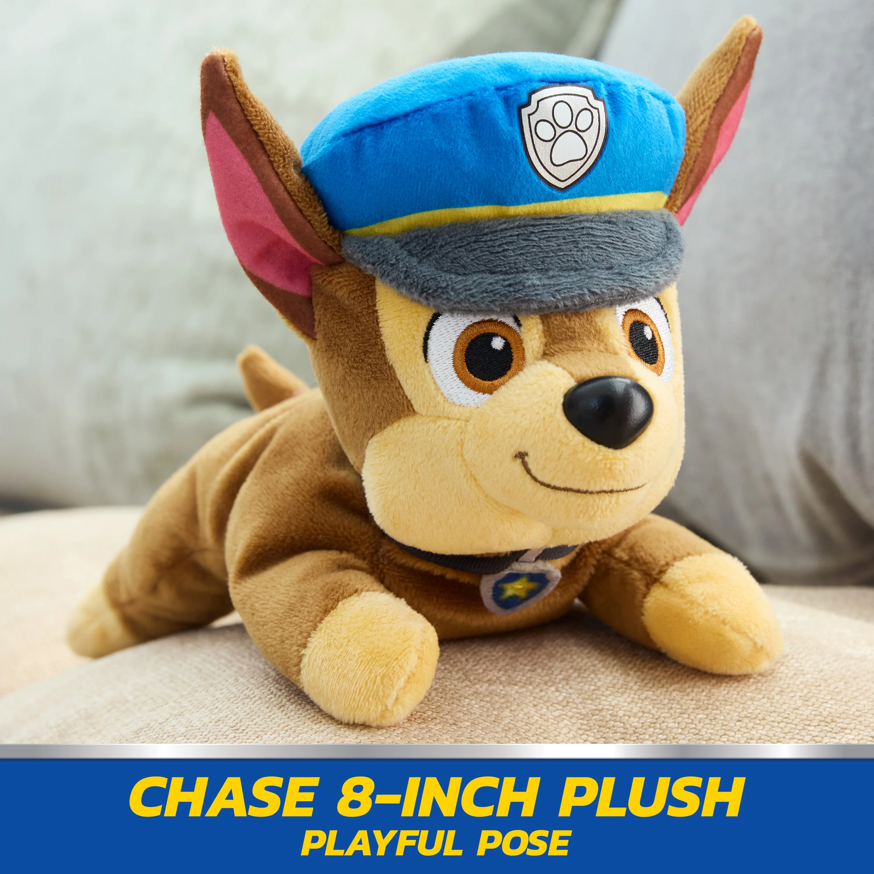 Chase Lying Down Plush, 8 in - Image 2